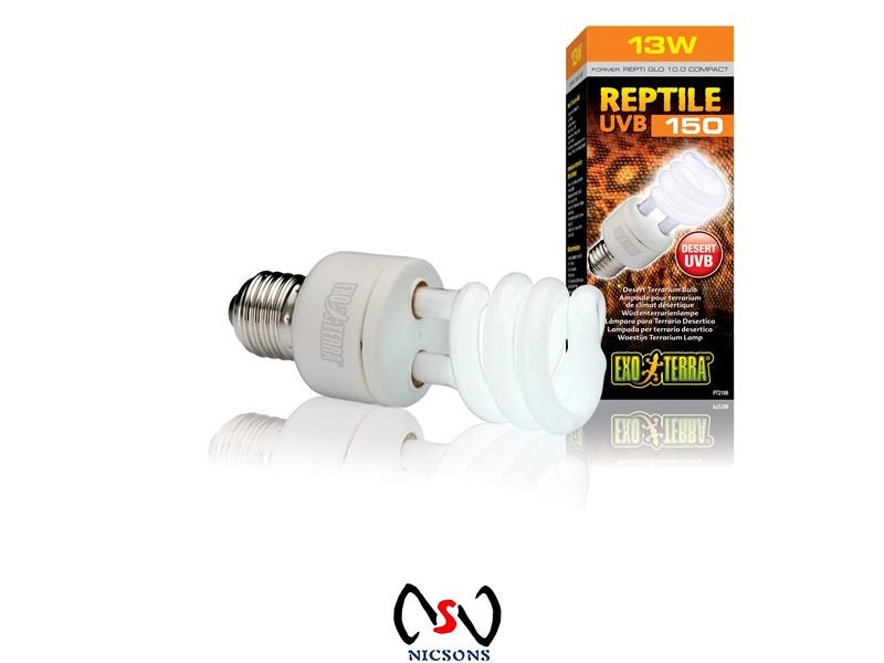 Exo Terra Reptile UVB 150 Compact Bulb 13W Carousel 1