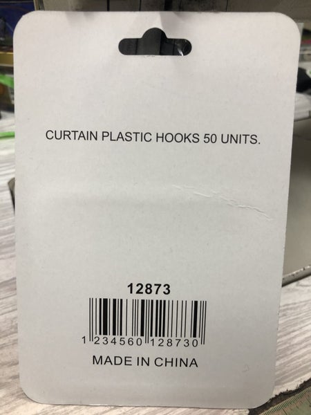 Curtain hooks /Plastic/50 pcs Carousel 3