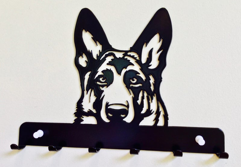 COAT / LEASH / KEY HANGER DOG / COW / PIG / STAG / FANTAIL STEEL NZ MADE !!! Carousel 2