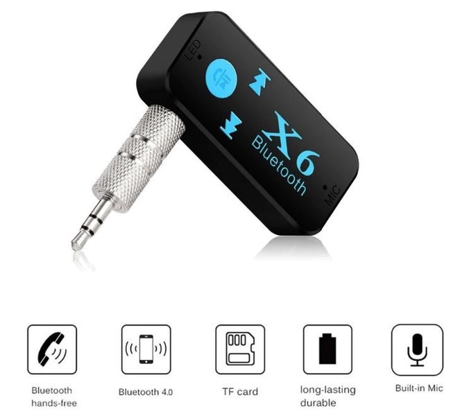 Car Bluetooth AUX Audio Receiver 3.5mm Jack Car Bluetooth Aux Receiver fit Carousel 1