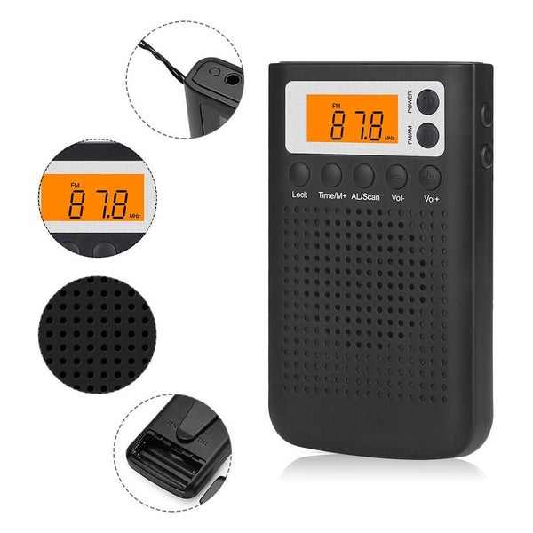 POCKET RADIO WITH BACK CLIP PR209 Carousel 1