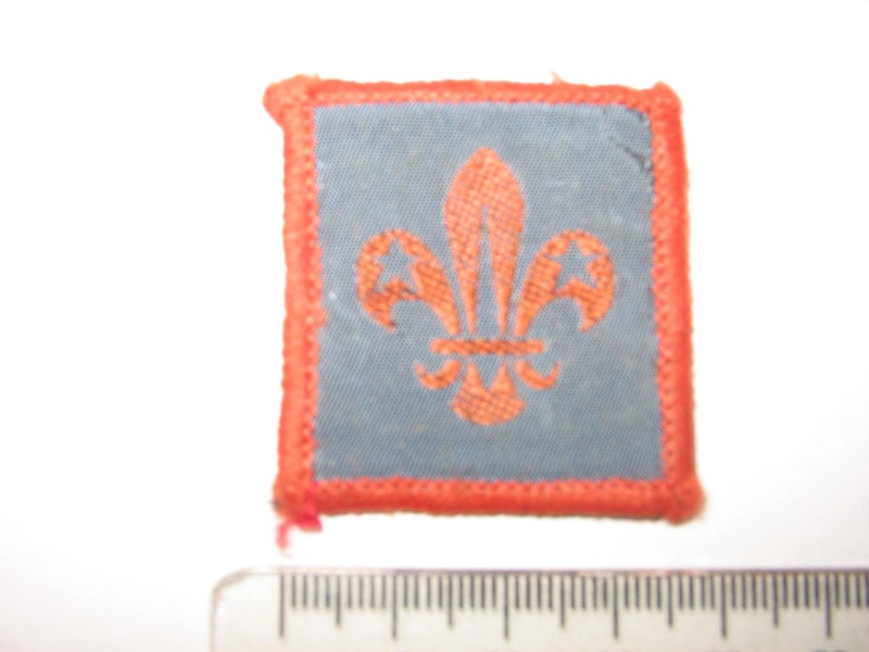 Blue & Copper fleur-de-lis Scout Badge Carousel 1
