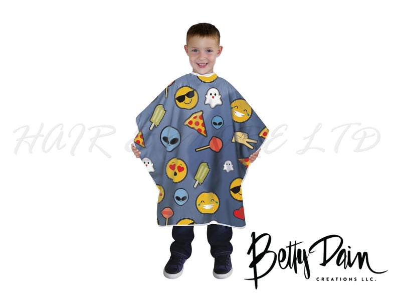 Betty Dain Social Kids Vinyl Shampoo/Cutting Cape, BRAND NEW! Carousel 1