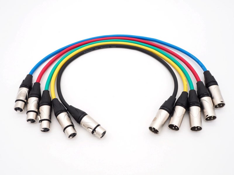 0.5m XLR Balanced Microphone Cable (CB-10) Carousel 1