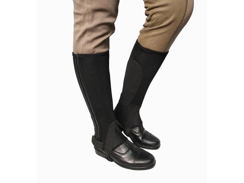 Horse Riding Half Chaps Breathable Mesh Chaps For All Ages Carousel 1