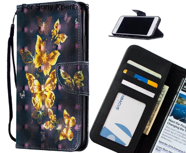 Sony Xperia Z3 Case Leather Wallet Case 3D Pattern Printed Carousel 1