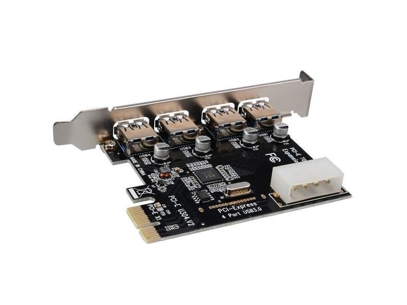 For Desktop 1 Set Professional 4 Port PCI-E To USB 3.0 HUB PCI Express Carousel 1