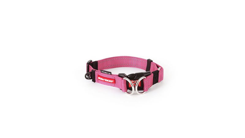 Dog Collar EZYDOG Double Up Large Pink Carousel 1