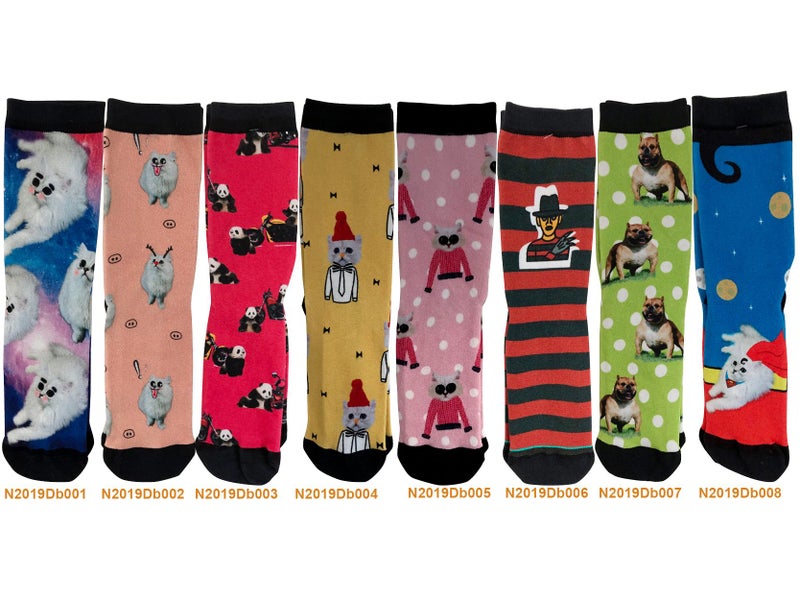 Clearance Sell - Digital printing bamboo socks for cat lovers Carousel 4