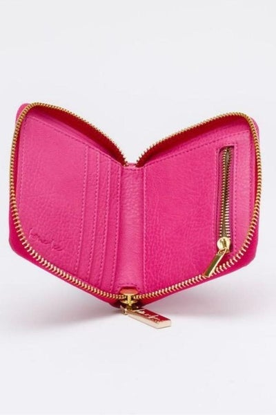 Home-Lee Pip Wallet Raspberry Pink Carousel 2
