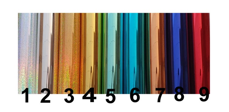 Transfer Metallic Vinyl Premium PVC - Available in 9 different colors Carousel 1