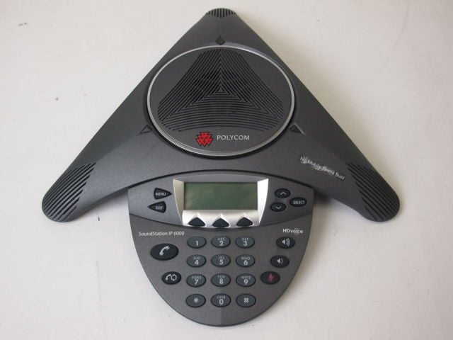 Polycom SoundStation IP 6000 Audio Confrencing System HDvoice POE Carousel 1