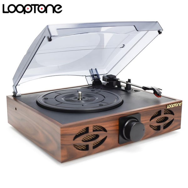 Retro Record Player 33/45/78RPM Gramophone Turntable Disc Household Gramophones Carousel 1