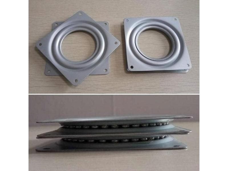 4.5inch Heavy Duty Lazy Susan Bearing Turntable Boat Seat Swivel Plate Base 360 Carousel 1
