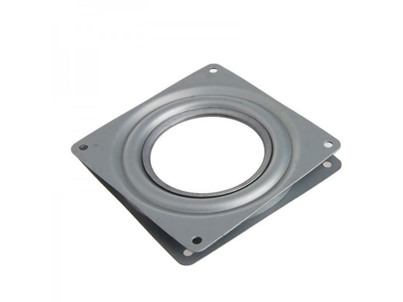 Square Bearing Plate Turntable 3"/4"/6" Rack Desk Tool Carousel 2