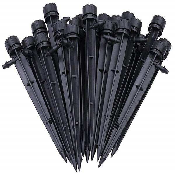 50Pcs 8 Holes Drip Emitters Perfect for 4mm / 7mm Tube Adjustable 360 Degree Wat Carousel 1