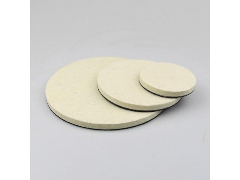 2" - 7" Felt Polishing Wheel Wax Ball For Metal Plastic Glass Wood Carousel 1