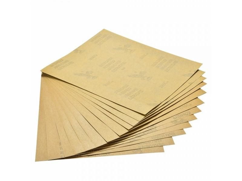 1000#1200#1500#2000# 5pc 28x23cm Waterproof Sanding Paper Wet Dry Polishing Carousel 1