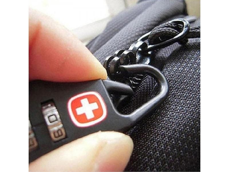Alloy Mini Lock Padlock Outdoor Travel Luggage Zipper Backpack Handbag Safe Carousel 2