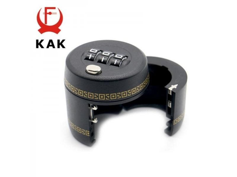 KAK Plastic Bottle Password Lock Combination Lock Wine Stopper Vacuum Plug Carousel 2
