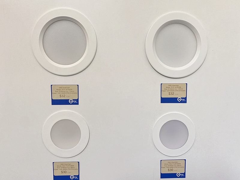 FREE SHIPPING, LED SMD Downlights,White Finish-6000K Carousel 13