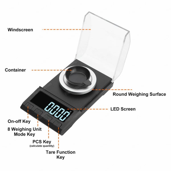 Digital Milligram Scale Carousel 2