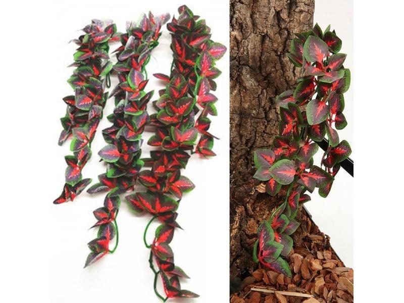 1PC 50cm Reptile Habitat Vivarium Decor With Artificial Vine Carousel 2