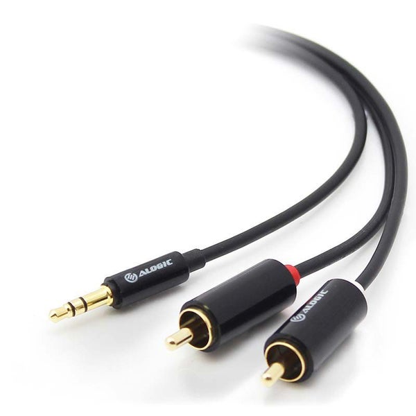 Alogic Premium 3.5mm Stereo Audio to 2 X RCA Stereo Male Cable - 2m Carousel 1