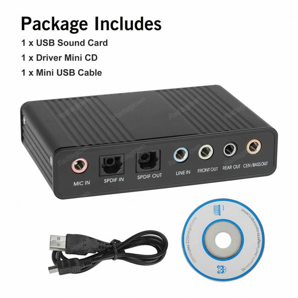 USB Sound Card Carousel 8