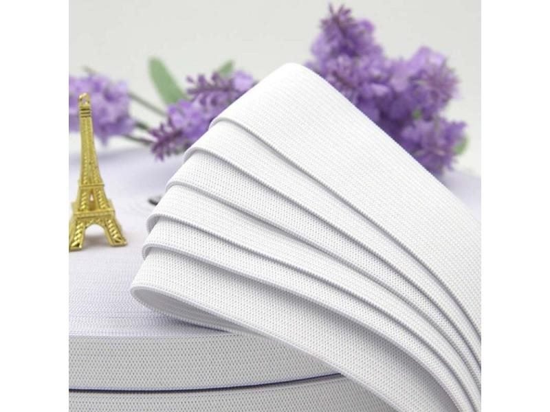 Long 4m 15 50mm Black White Sewing Elastic Rubber Band Nylon Webbing For Carousel 1