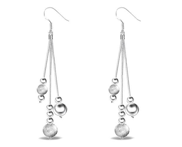 Fashion Beads Earrings / Silver Plated Earrings Carousel 1