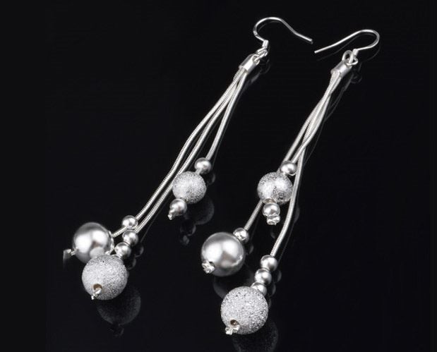 Fashion Beads Earrings / Silver Plated Earrings Carousel 2