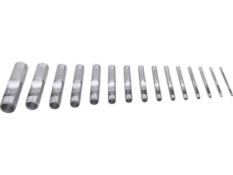 EXTOL Hollow Punch Set 15 Piece 2-22mm Carousel 1