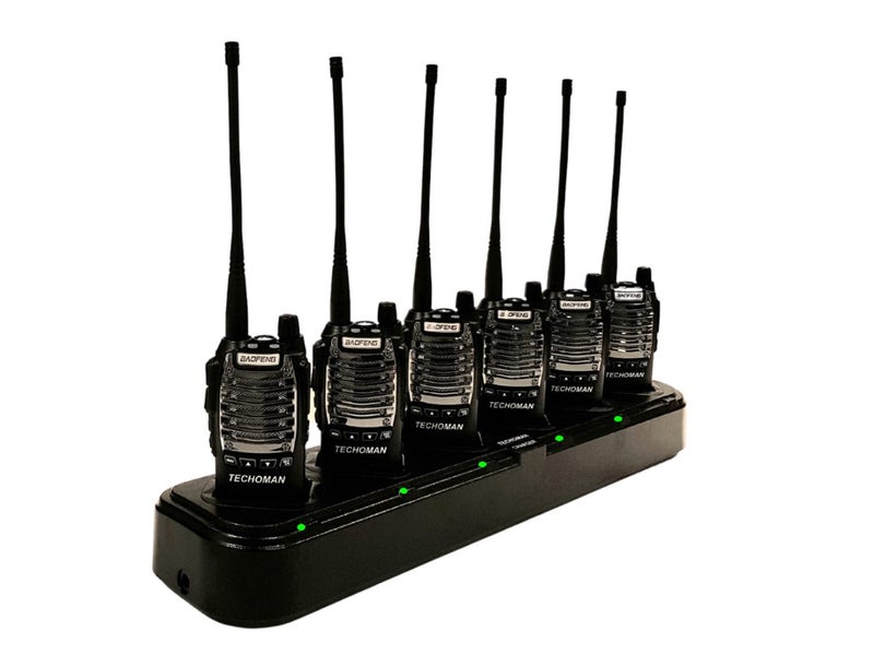 12x Baofeng UV-81C 5 WATT PRS Walkie Talkies - 80 Channels & 2x 6-way Chargers Carousel 1