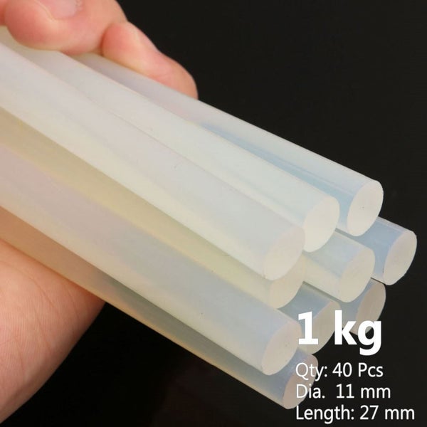 1KG Hot Melt Glue Sticks 11mm x 270mm Bulk Pack Carousel 1