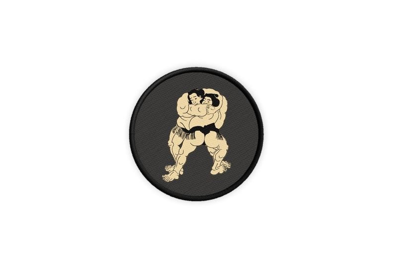 Patch badge print iron on glue sumo sumoto li Carousel 1