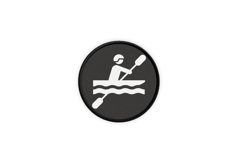 Patch badge print iron on glue swim swimming Carousel 1