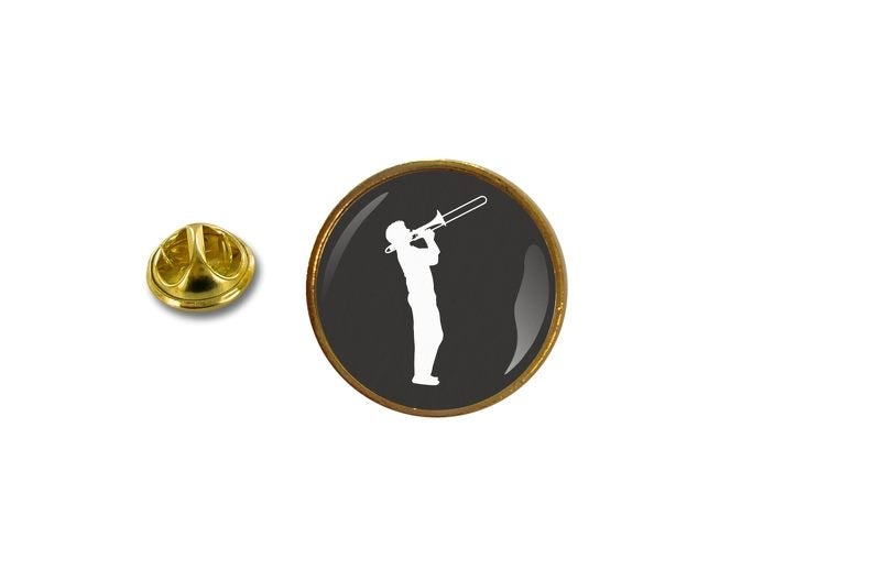 pins pin's badge metal lapel hat button trumpet trumpeter Carousel 1