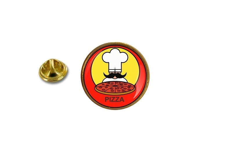 pins pin's badge metal lapel hat button pizza chief pizzaiolo Carousel 1