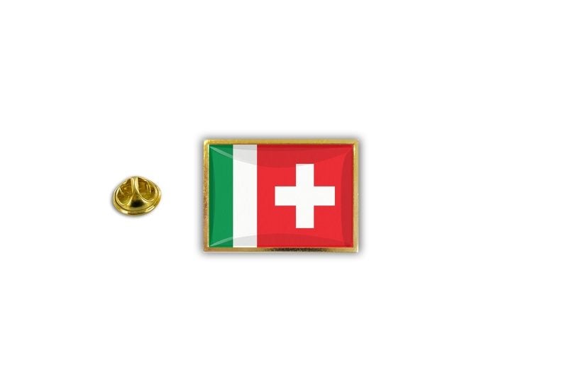 pins pin's badge metal lapel hat button flag italy swiss switzerland Carousel 1