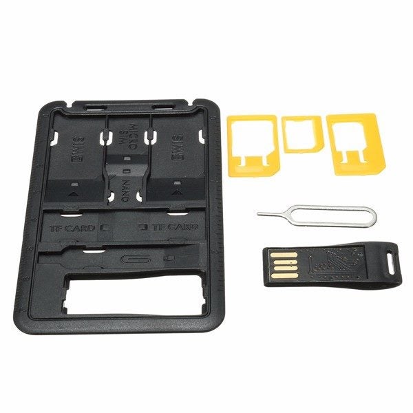 7 Storage Slots and Memory Card Read SIM Card Needle TF Card Sim Card Holder Cas Carousel 1