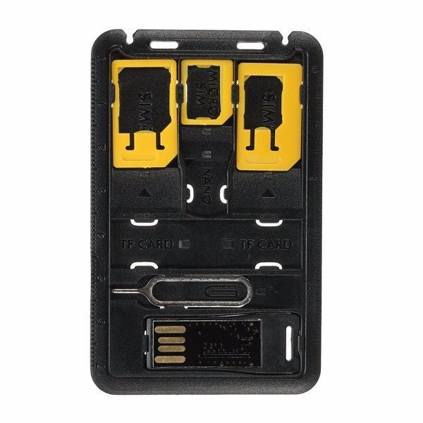 7 Storage Slots and Memory Card Read SIM Card Needle TF Card Sim Card Holder Cas Carousel 6