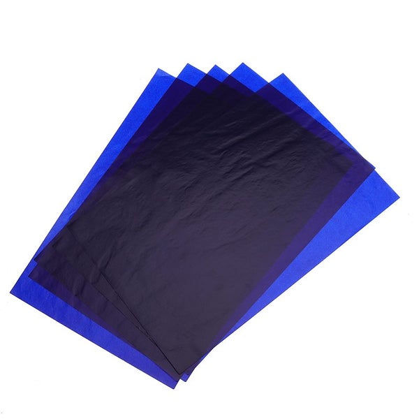 100 Pcs/lot A4 Double-sided Blue Carbon Paper Copy Paper Printing Paper Office S Carousel 1