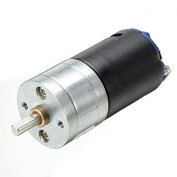 GM25-370 Motor DC 6.0/12.0V Black Brushed Motor 4mm Shaft Diameter Motor Carousel 10