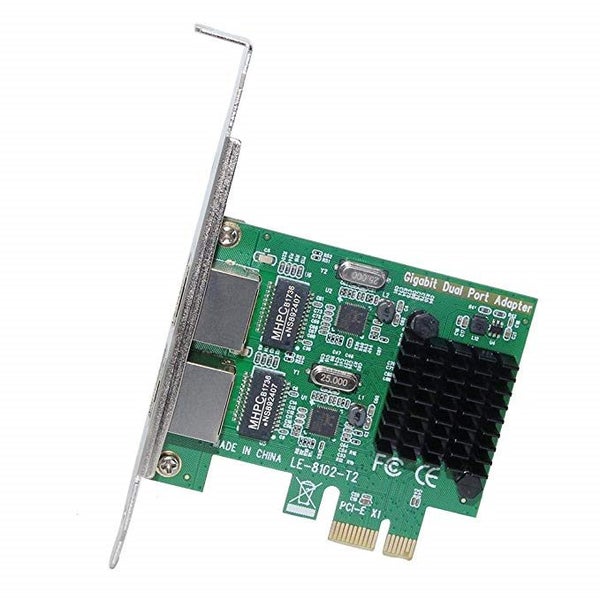 SSU 8120-T2 2 Port 1000Mbps Gigabit Ethernet PCI-E Network Card PCI Express RJ45 Carousel 2