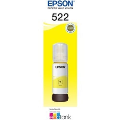 Epson T522 - EcoTank - Yellow Ink Bottle - Inkjet - Yellow - Standard Yield Carousel 1