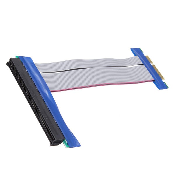 PCI-E Express Extension Cable Flex Ribbon 4X To 16X Extender Riser Card Carousel 1