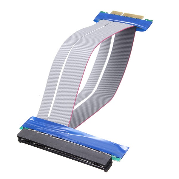 PCI-E Express Extension Cable Flex Ribbon 4X To 16X Extender Riser Card Carousel 2