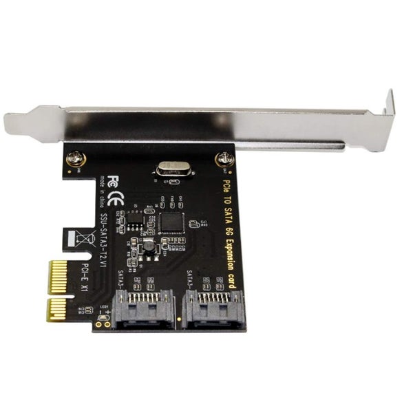 SSU SATA3 - T2 PCI -E To Sata 3.0 Expansion Card 6Gbps With Two SATA Interfaces Carousel 5
