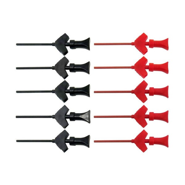 Cleqee P5003 10Pcs Mini Grabber SMD IC Test Hook Clip Jumper Probe Logic Analyze Carousel 1